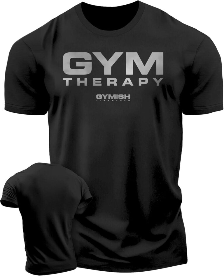 Read more about the article D R DETROIT REBELS Gym Therapy Men’s Workout T-Shirt for Weightlifting and Fitness