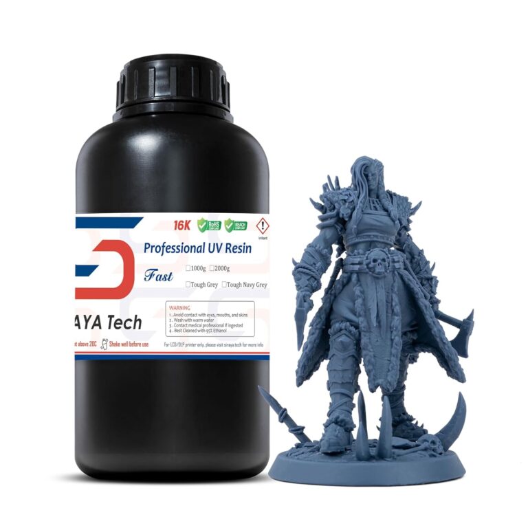 Read more about the article Siraya Tech Fast ABS-Like Tough Navy Grey 3D Printer Resin, Enhanced Durability for 3D Printing, High Precision and Impact Resistance, Smooth Finish, Ideal for 4K/8K/12K LCD DLP SLA 3D Printer – 1kg