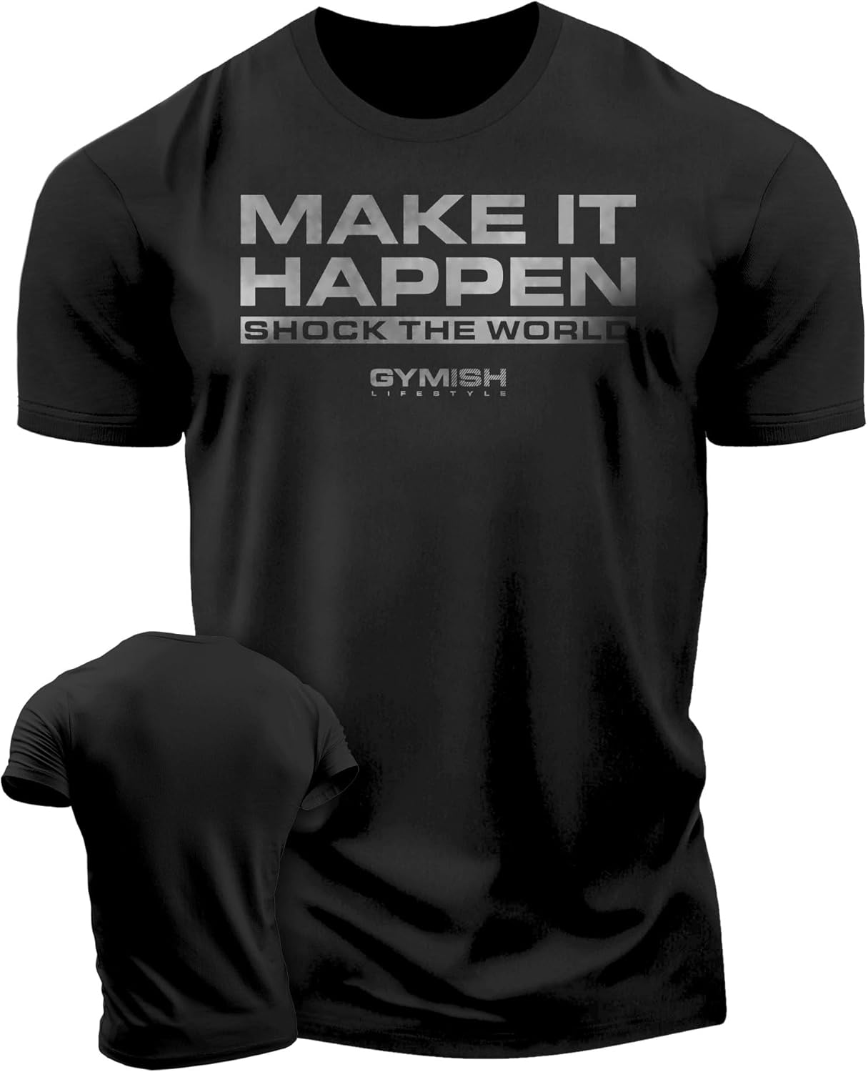 Read more about the article Shock The World Workout Men’s Weightlifting T-Shirt for Bodybuilding