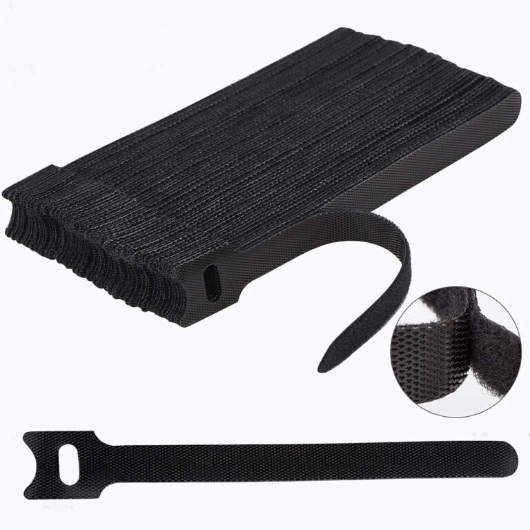 Read more about the article 60 PCS 6 Inches Reusable Cable Ties, Adjustable Cord Straps Wire Organizer Cord Wrap and Hook Loop Cable Management