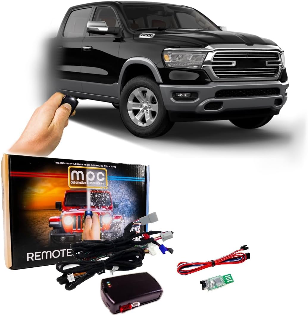 Read more about the article MPC Remote Start Kit Compatible with RAM 1500 2019-2024 || Plug and Play || Push Lock 3X to Start || Push to Start Ignition Only || USA Tech Support