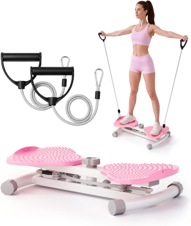 Read more about the article Waist Twister Machine for Body Toning, Fat Burning, Supports 300 lbs, Noiseless, Anti-Slip, Compact Portable for Home, Gym, Apartment, Office
