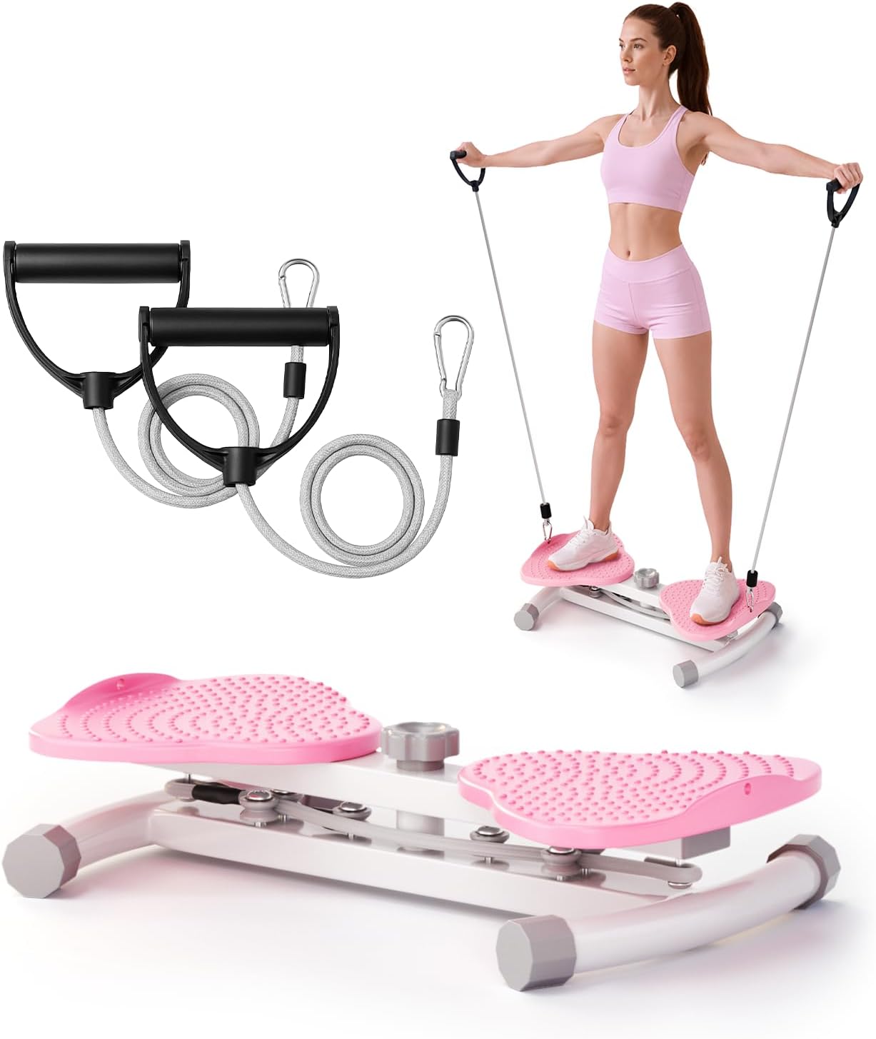 Read more about the article Waist Twister Machine for Body Toning, Fat Burning, Supports 300 lbs, Noiseless, Anti-Slip, Compact Portable for Home, Gym, Apartment, Office