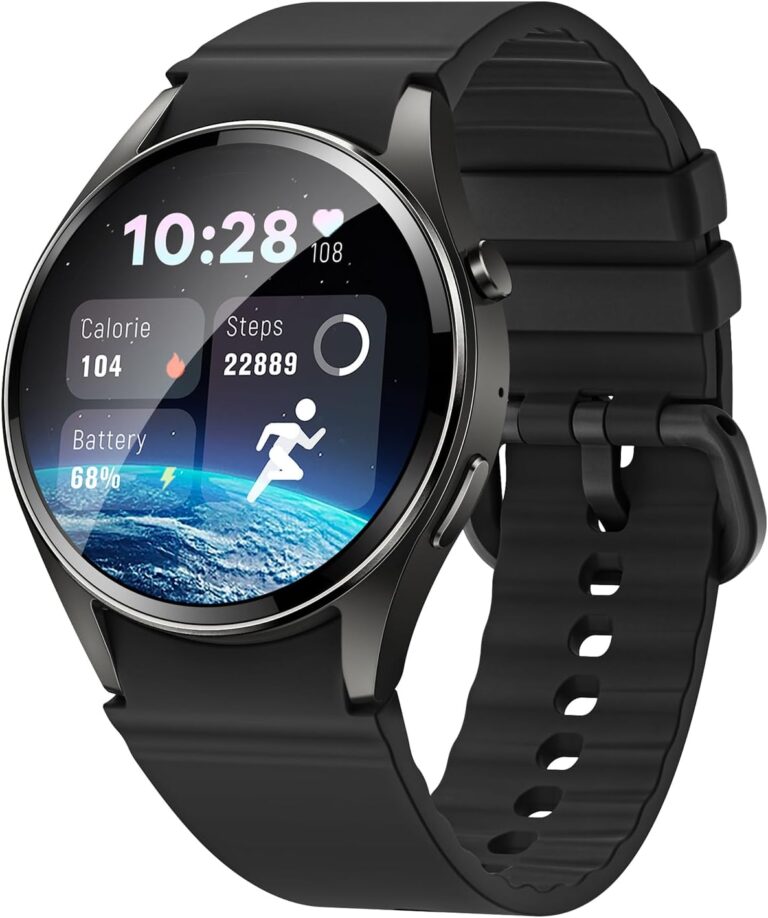 Read more about the article Smart Watches for Men/Women, 1.26″ Bluetooth Smart Watch with Heart Rate/SpO2/Sleep Monitor, 110+ Sport Modes/Step Tracking, Waterproof Fitness Tracker Watch, Smart Watch for Android Phones/iPhones