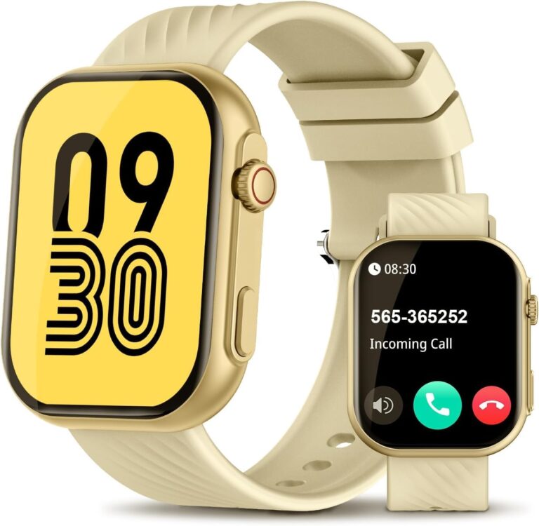 Read more about the article Smart Watch for Men Women (Answer/Make Call), 2.0″Smartwatch Fitness Tracker with 100+ Sport Modes, Heart Rate/Sleep Monitor, Pedometer, SpO2, IP67 Waterproof, Activity Tracker for Android iOS Phones