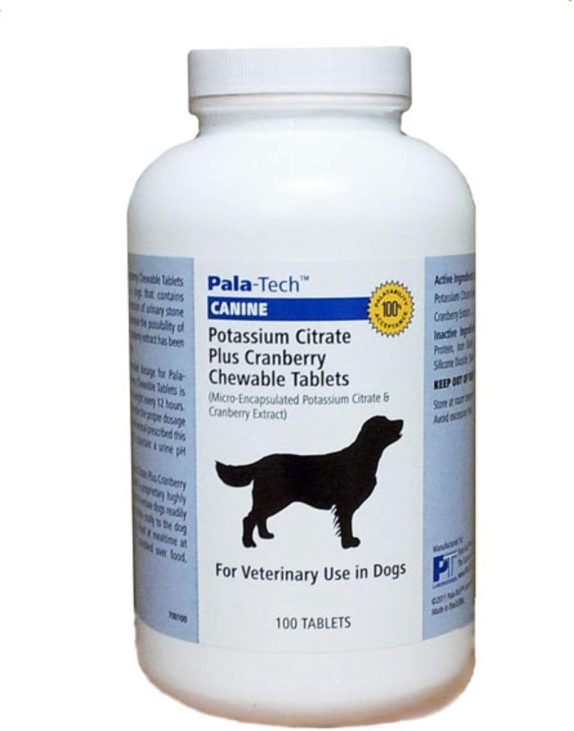 Read more about the article Dog UTI Treatment – Potassium Citrate Plus Cranberry Supplement for Dogs 100 Chewable Tablets for Urinary Tract Infection & Bladder Stone Prevention, Canine Incontinence Support Made in USA