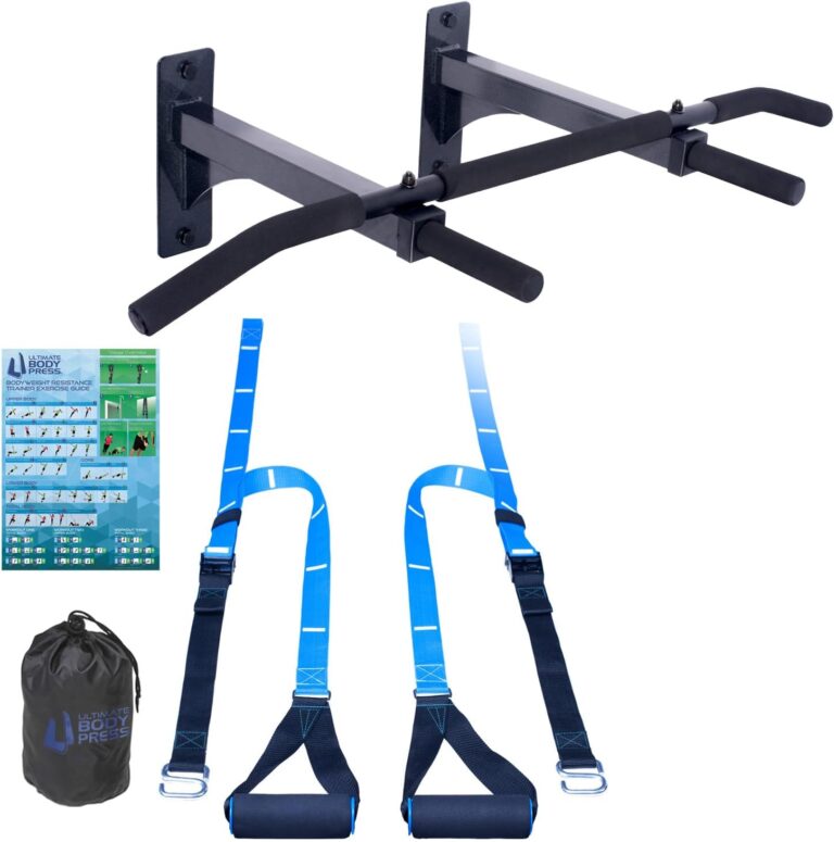 Read more about the article Wall Mount Pull Up Bar with Extra Clearance, Fits 16″ Studs by Ultimate Body Press