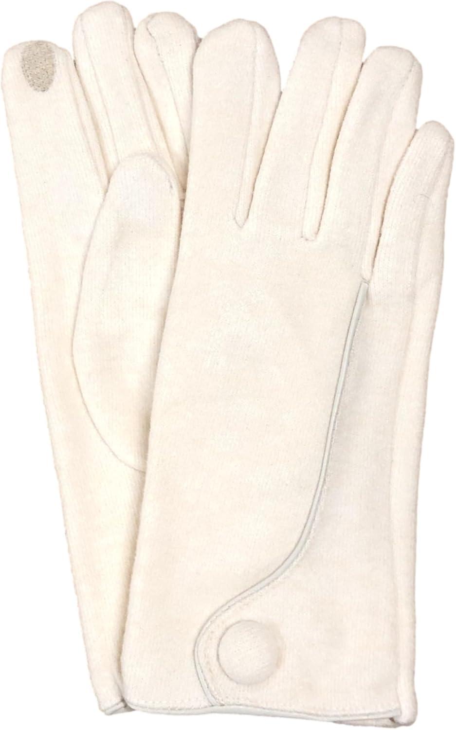 Read more about the article Original USA Womens Sleek Ivory Off White Stretch Fit Texting & Tech Touchscreen Gloves