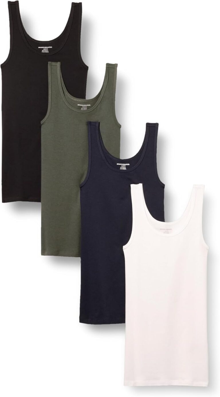 Read more about the article Amazon Essentials Women’s Slim-Fit Scoop Neck Tank Tops, Pack of 4