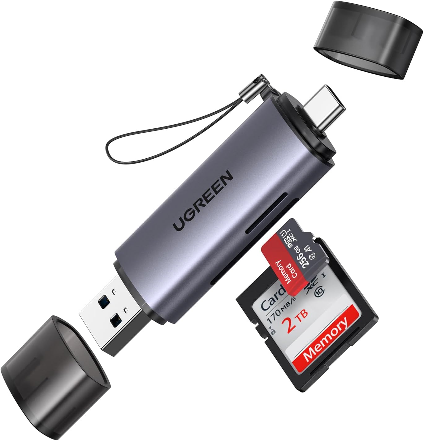 Read more about the article UGREEN SD Card Reader USB C, USB 3.0 Micro SD Card Reader 2 in 1 Memory Card Reader for MicroSD SDHC SDXC Compatible with PC Computer MacBook Laptop iPad iPhone 17 16 15 Pro/Pro Max