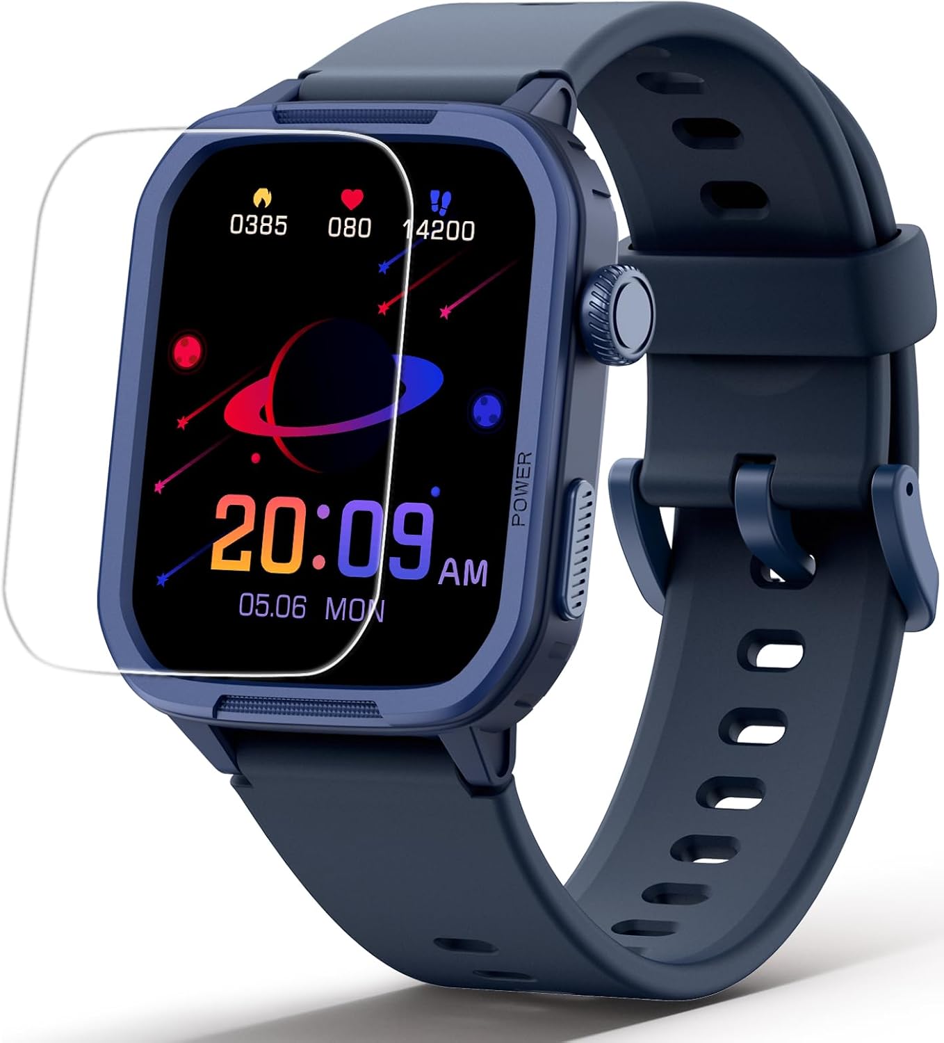 Read more about the article Smart Watch for Kids No Phone Needed, Tempered Glass Fitness Tracker Boy Teens with 19 Sport Modes, Pedometer, Sleep Monitor, Kids Watch Birthday Gifts Toy Gift for Girls Boys 6-16 (Blue)