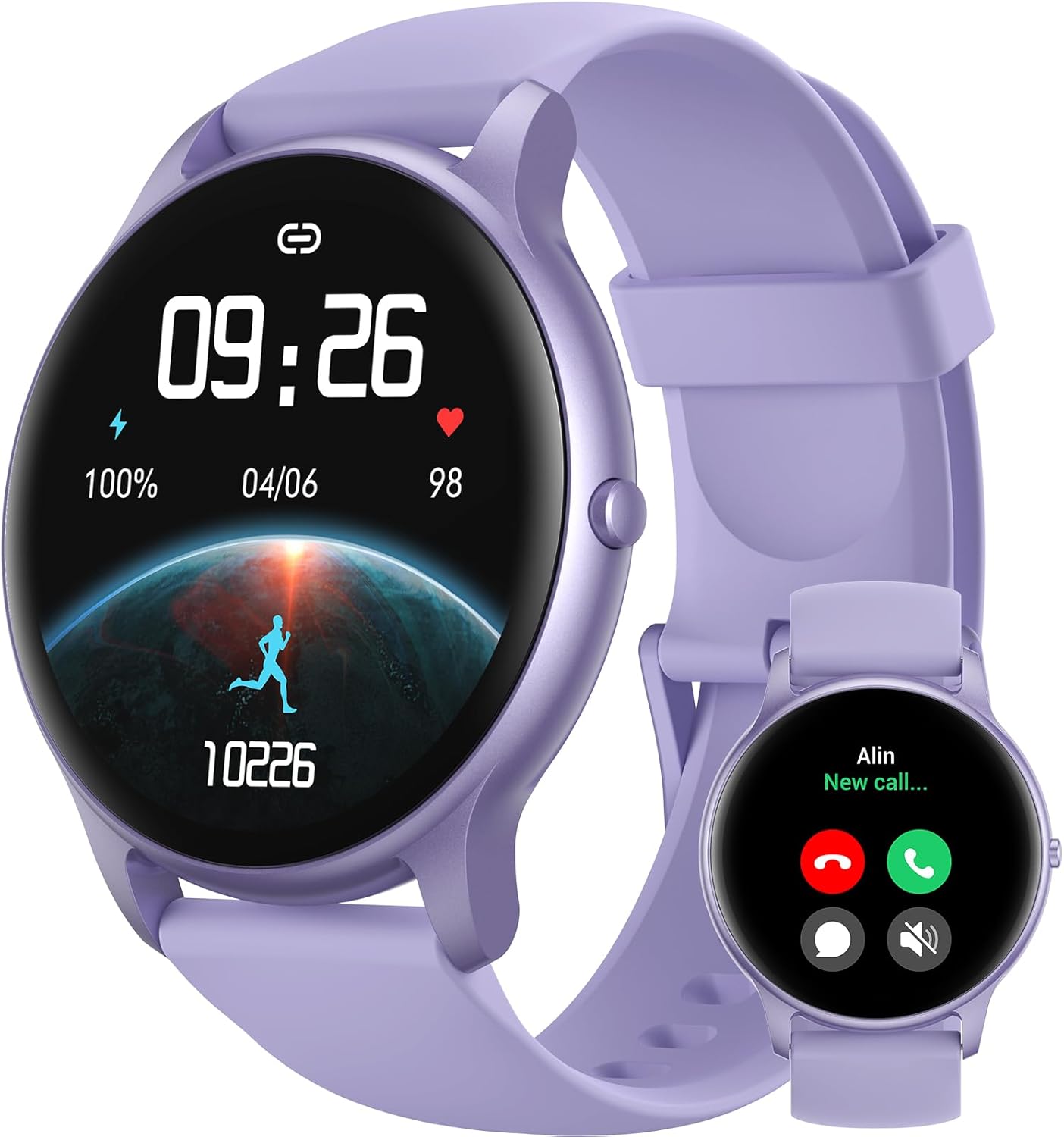 Read more about the article Parsonver Smart Watch(Answer/Make Calls), Smartwatch for Women Men IP68 Waterproof, 100+ Sport Modes Fitness Activity Tracker, Heart Rate/Sleep/Steps Monitor, Fitness Watch for Android iPhone, Purple