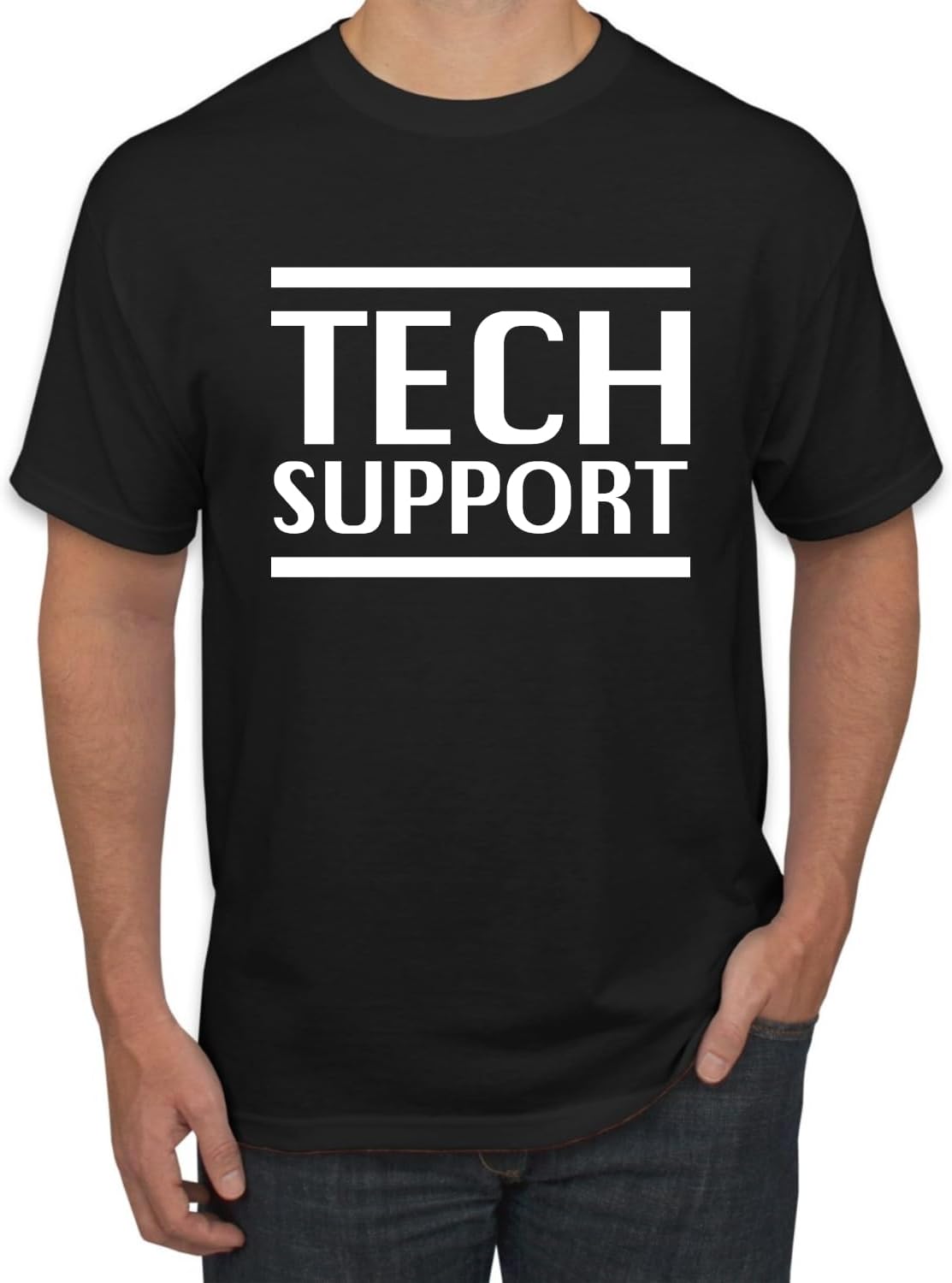 Read more about the article Tech Support Funny Viral Elon Meme Trending USA Government Humor Men’s T-Shirt