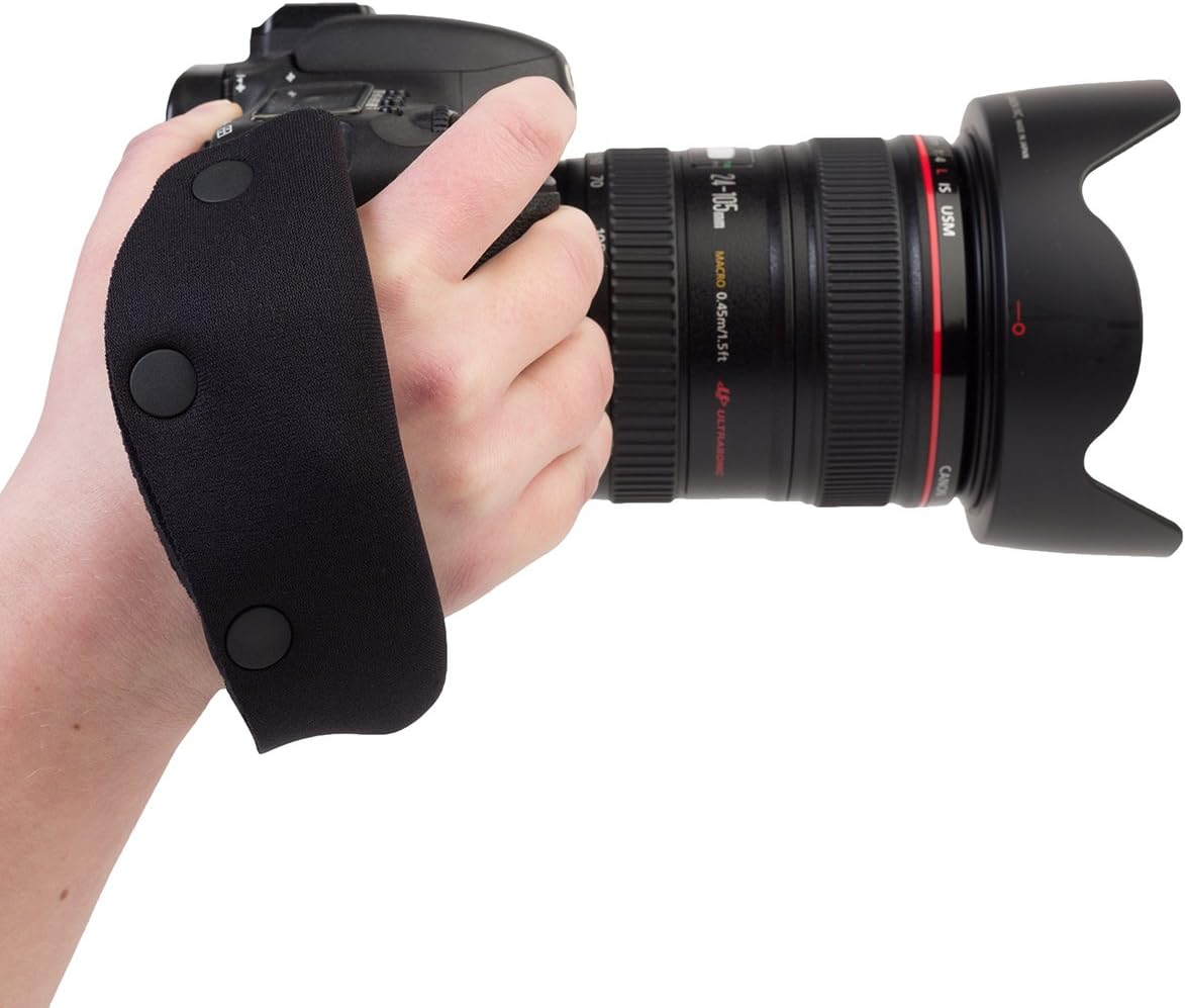 Read more about the article OP/TECH USA 6701232 E-Z Grip, Neoprene Grip-Style Camera Strap (Black)