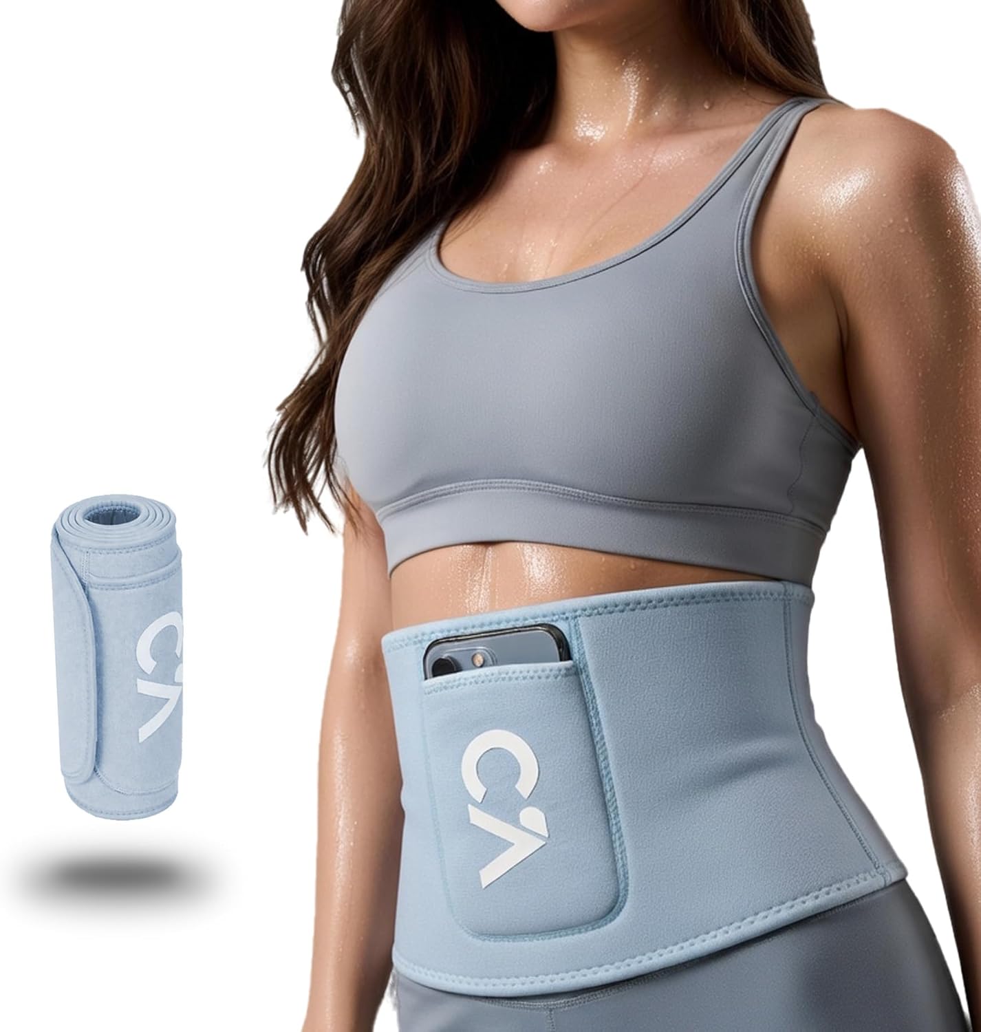 Read more about the article Waist Trimmer Belt for Men & Women – Silver Ion Sweat Belt, Anti-Slip Sauna Trainer, With Pocket & Precision Fit