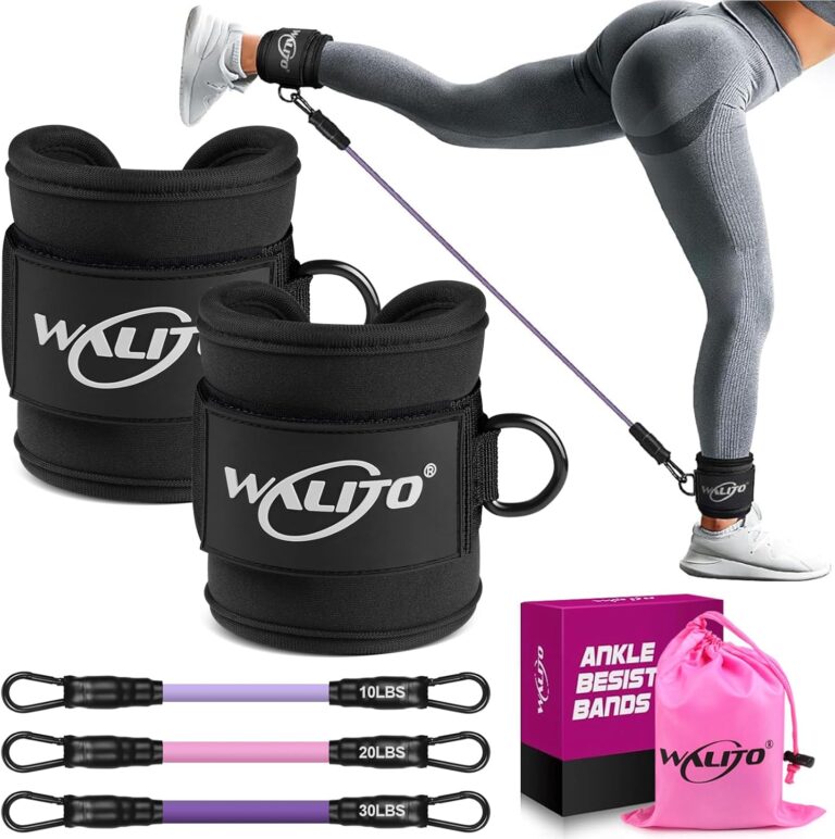 Read more about the article WALITO Ankle Resistance Bands with Cuffs, Exercise Bands for Legs and Butt, Booty Workout Equipment for Kickbacks and Hip Fitness Training