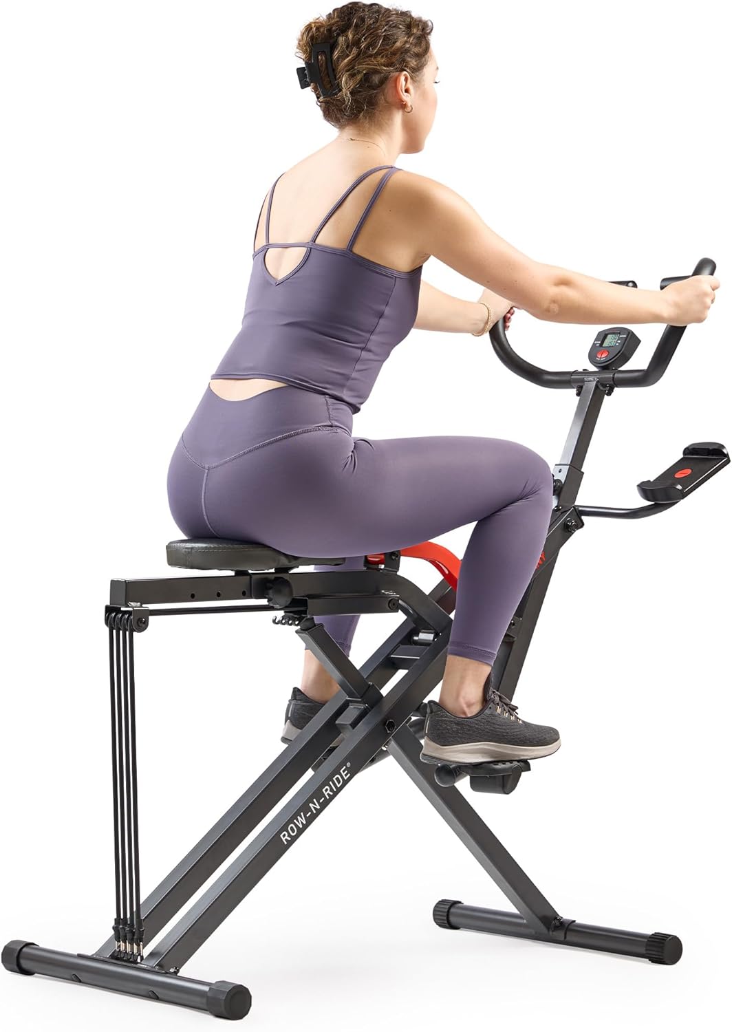Read more about the article Sunny Health & Fitness Smart Heavy Duty Row-N-Ride, Squat Assist Trainer for Full Body Workout, 350 LB Capacity, 5-Level Resistance, Padded Seat, and Free SunnyFit App Connection – NO. 077PLUSSMART