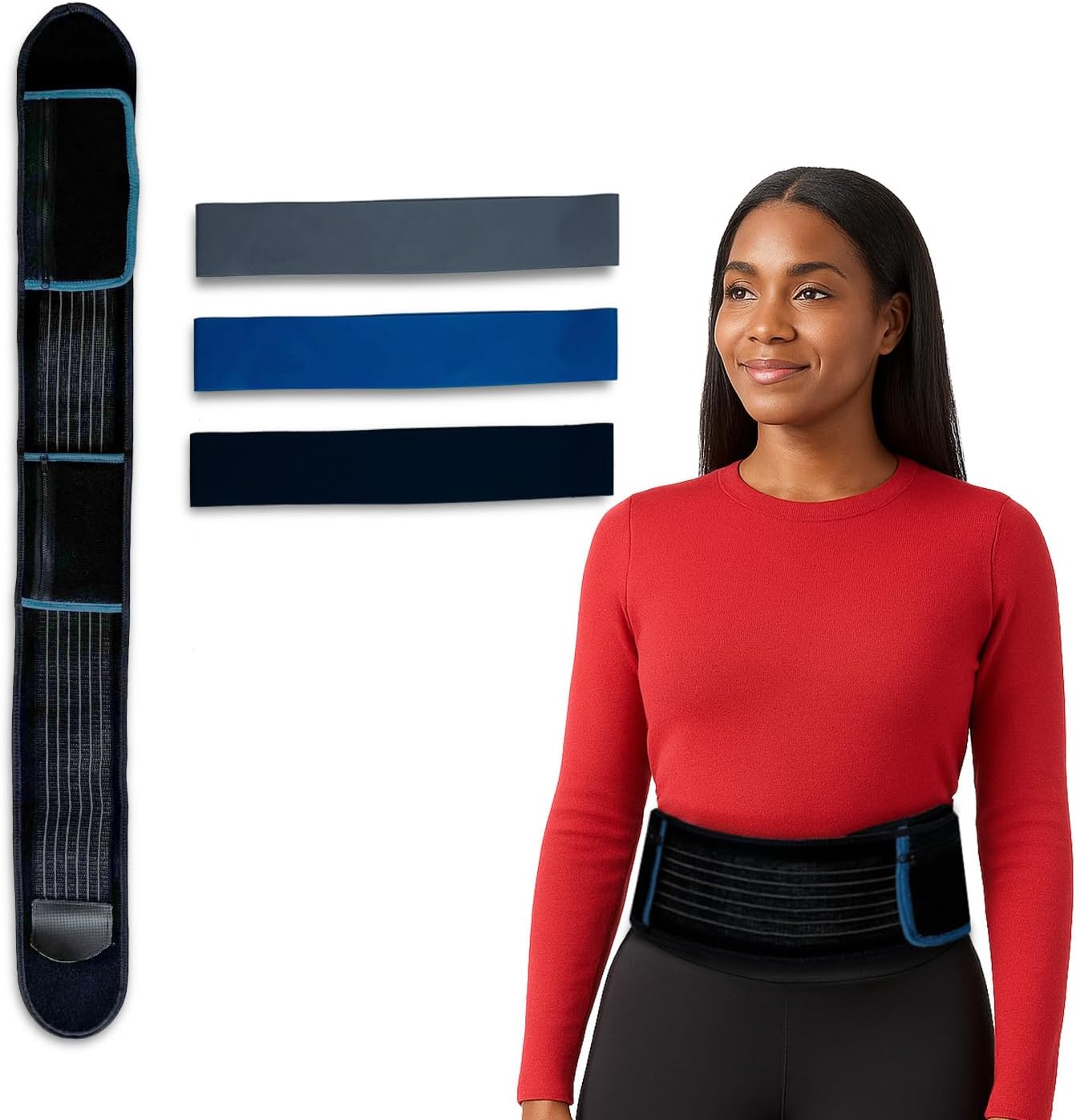 Read more about the article Joey Thurman’s Walk Belt, Waist Trimmer for Men and Women Weight Loss for Walking Black with 3 Mini Resistance Bands and 21-Day Walking Challenge Plan