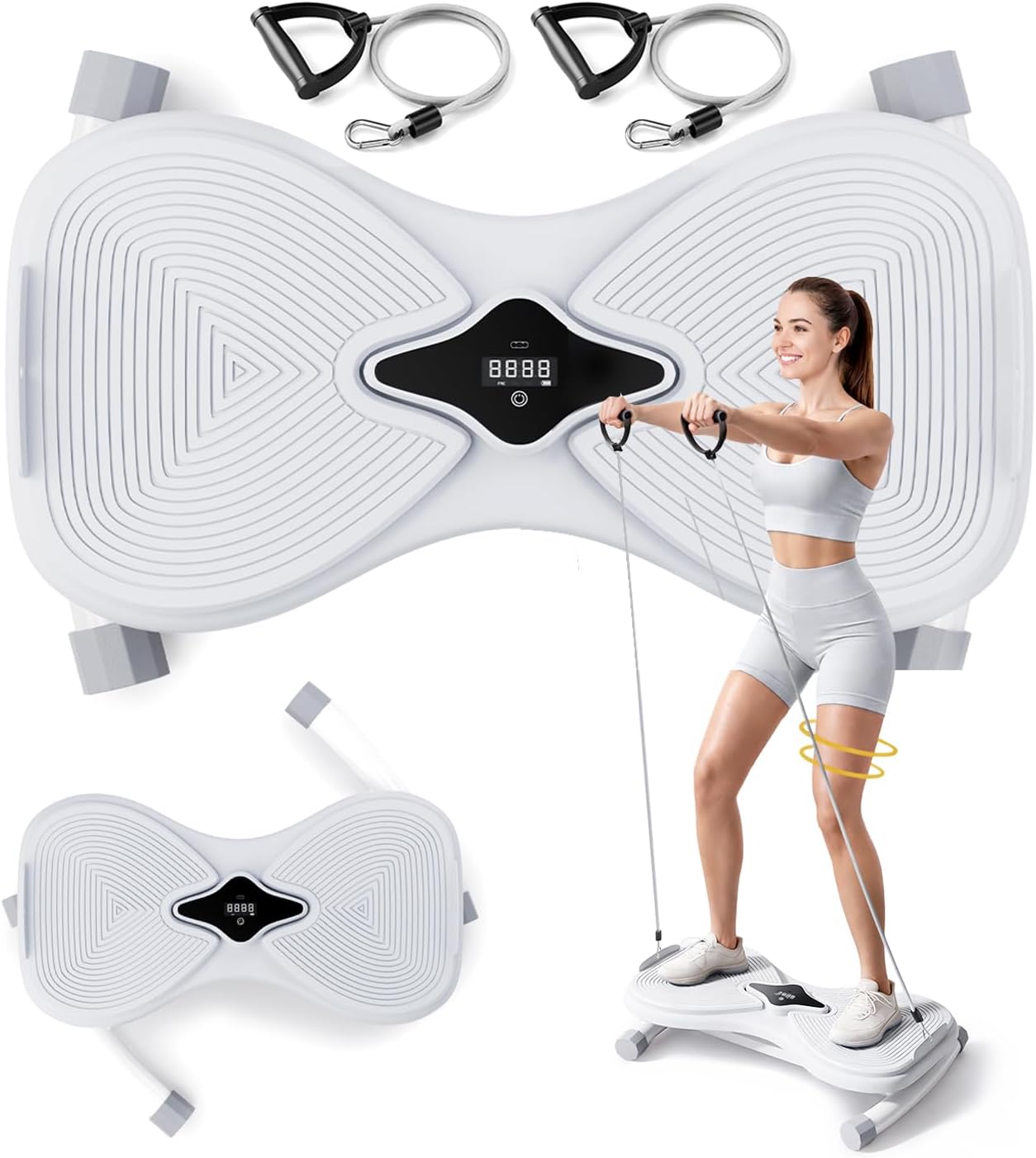 Read more about the article Waist Twister Machine with Rechargeable Battery, LED Counter, Ab Twister Board for Belly Fat Loss and Core Workout, 300 lbs Capacity, Silent Spin, Anti Slip, Home Gym Equipment for Women/Men