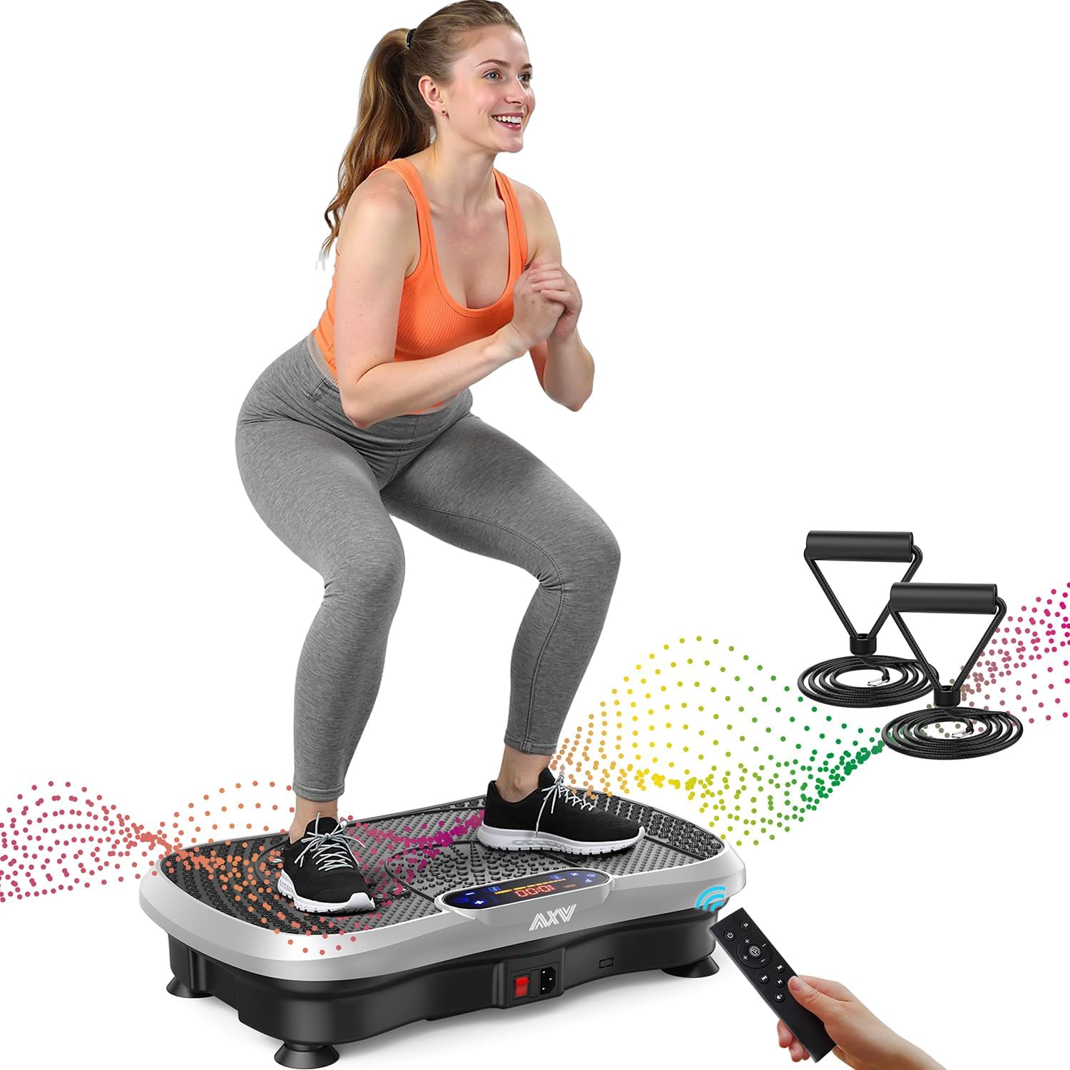 Read more about the article AXV Vibration Plate Fitness Platform Exercise Machine Vibrating Shaking Full Body Shaker Workout Vibrate Stand Shake Board Sport Gym for Weight Loss Fat Burner for Women Men