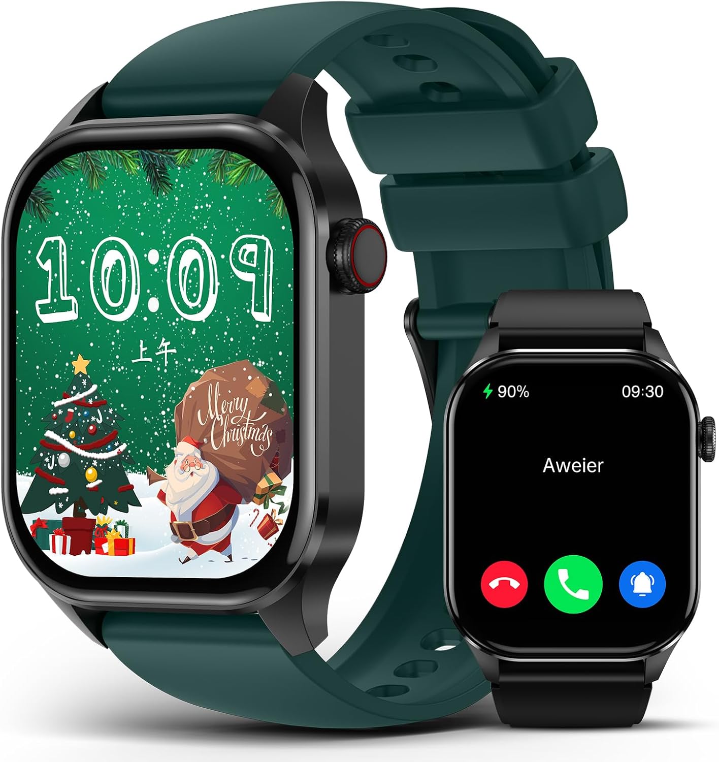 Read more about the article Smart Watches Christmas for Men Women 2.04″HD Screen Fitness Tracker Watches, Heart Rate Sleep Blood Oxygen Monitor, IP68 Waterproof, 136+ Sports, Answer/Make Call Smartwatch for Android IOS, Black