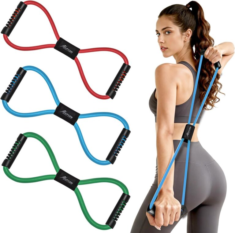 Read more about the article HPYGN Resistance Bands, Figure 8 Exercise Bands for Women Men, 8 Shaped Resistance Bands for Arms, Chest Expander, Yoga Gym Fitness Pulling Rope 8 Word Elastic for Exercise Muscle Training Tubing