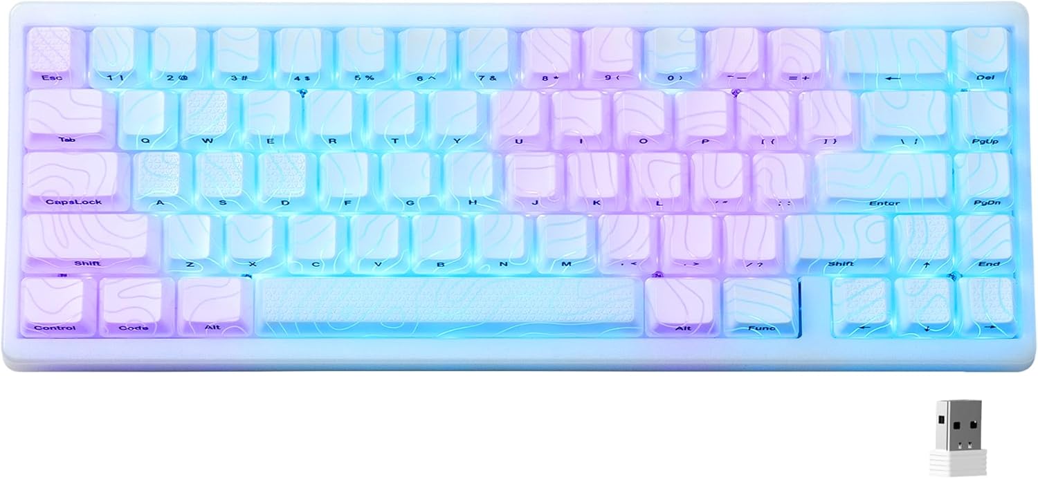 Read more about the article HITIME x XVX M67 Wireless 60% Percent Keyboard, QMK/VIA Topographic Gaming Keyboard, Tri-Mode Thocky Creamy Mechanical Key Board, Hot Swappable Gasket Mount RGB IMD Tech for Win/Mac(JadeStone)