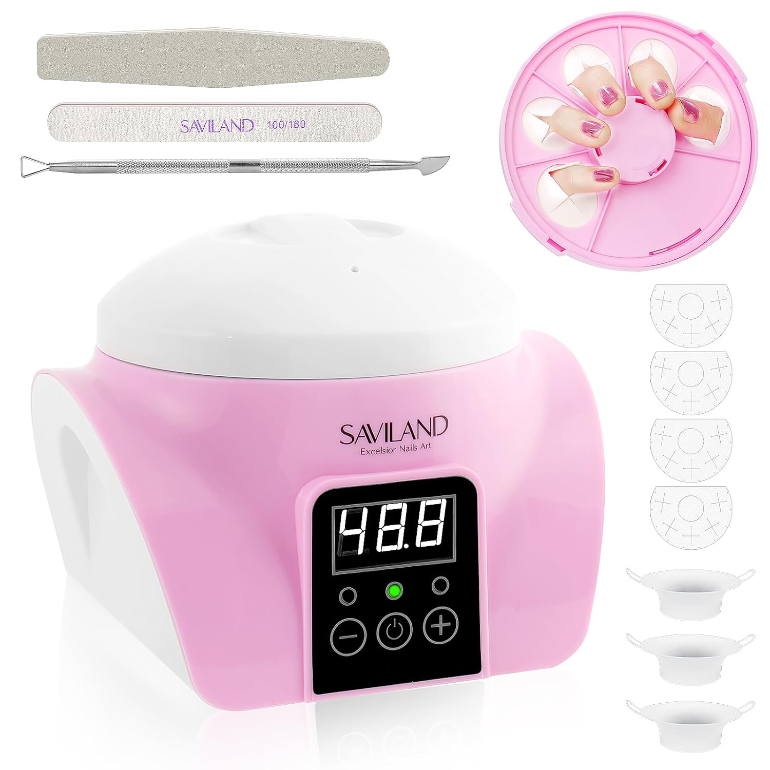 Read more about the article Saviland Essentials Nail Polish Remover Machine: Nail Soaking Bowl & Acetone Nail Polish Remover Gel Nail Remover Machine with Nail Soak off Bowl Soaker Tech Acrylic Nail Remover Steam Salon Home DIY
