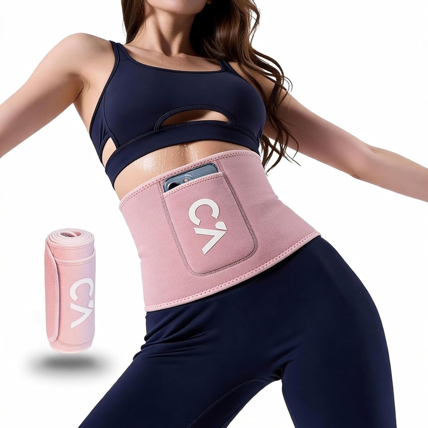 Read more about the article Waist Trimmer Belt for Men & Women – Silver Ion Sweat Belt, Anti-Slip Sauna Trainer, With Pocket & Precision Fit