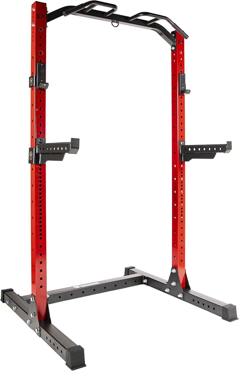 Read more about the article Signature Fitness Fitvids SF-SS1 1 – 000 Pound Capacity 3” x 3” Power Rack Squat Stand – Squat Stand – Black
