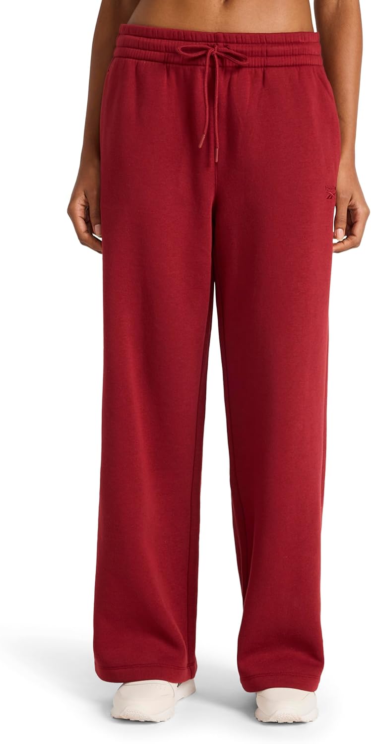 Read more about the article Reebok Women’s Tonal Wide Leg Sweatpant, Standard Fit, 30” Inseam, Midweight Cotton-Poly Fabric