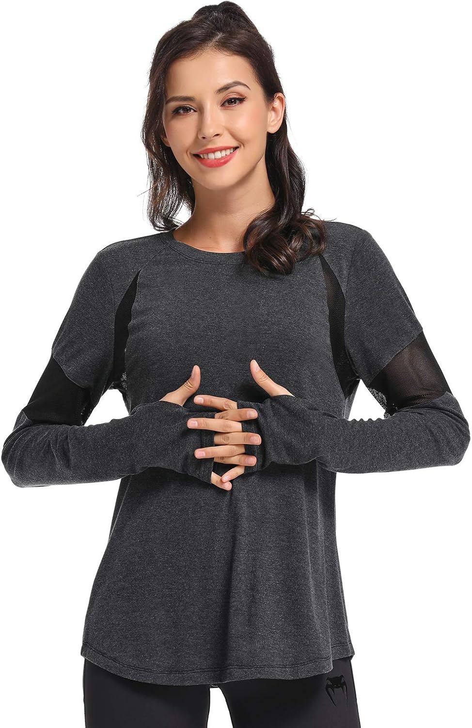 Read more about the article Muzniuer Womens Long Sleeve Workout Shirts-Plain Long Sleeve Tshirt for Women Yoga Sports T-Shirt Activewear with Thumb Hole