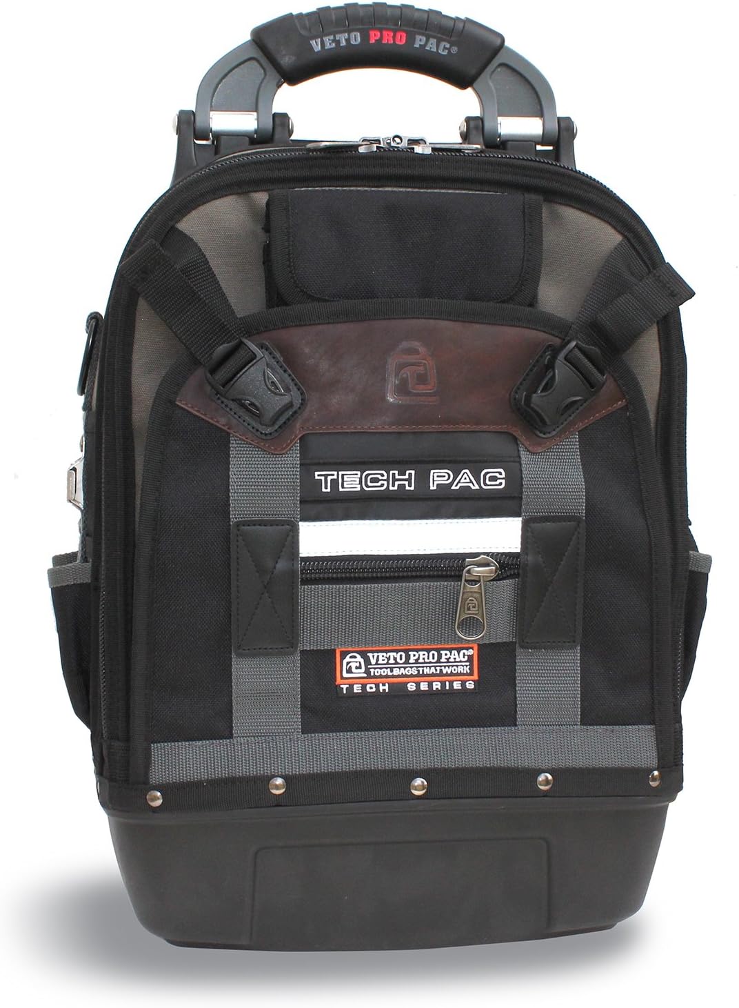 Read more about the article Veto Pro Pac Tech Pac Tool Backpack – Heavy-Duty Weatherproof Tool Bag with 46 Pockets, Waterproof Molded Base & Ergonomic Padded Straps & EVA Back Padding for Technicians and Contractors
