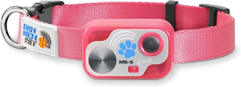 Read more about the article MS-5 Designer Series, Premium Performance Automatic Pet Door Collar by High Tech Pet Brand – Class A Battery Included – Stylish Design – Waterproof – Rugged – USA Support (Pink)