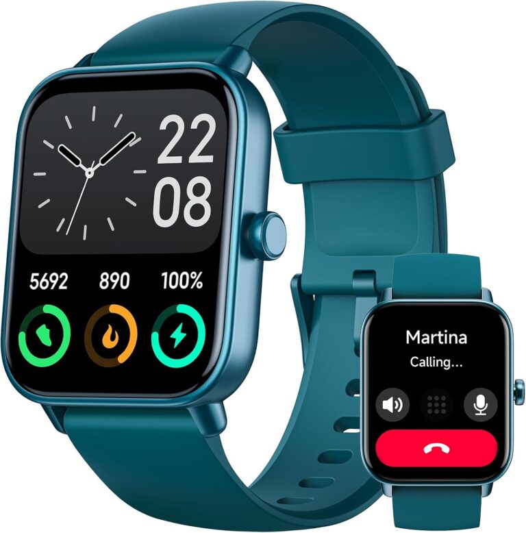 Read more about the article Fitpolo Smart Watch for Men Women,1.8” Touchscreen, Bluetooth Call, Alexa Built-in,24/7 Heart Rate,SpO2 Monitor,Step Counting,Sleep Tracking, IP68 Waterproof Fitness Tracker Watch for Android iPhone