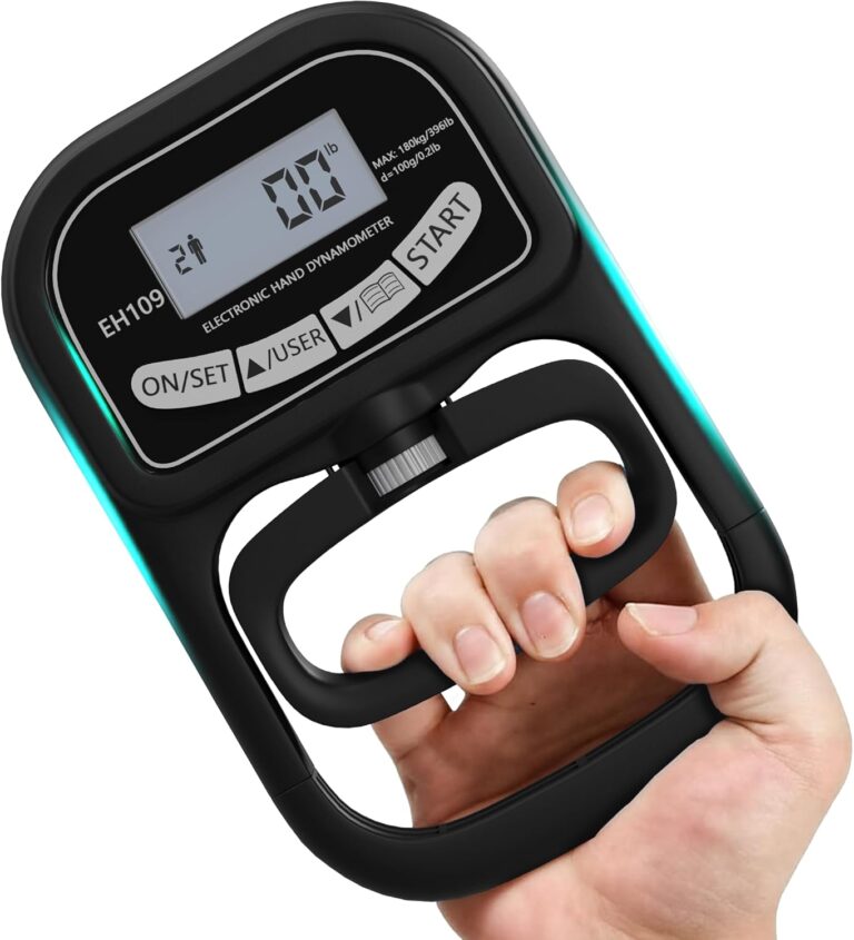 Read more about the article Grip Strength Dynamometer 396lbs/180kg – Digital Hand Grip Strength Tester with LED Display, Adjustable Hand Grip Meter for Fitness, Sports, Therapy & Rehab