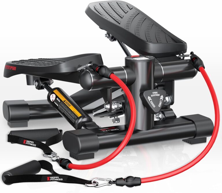 Read more about the article KeppiFitness Steppers for Exercise at Home, Stair Stepper with Resistance Bands for Home Cardio Exercise – FITSTEP Series