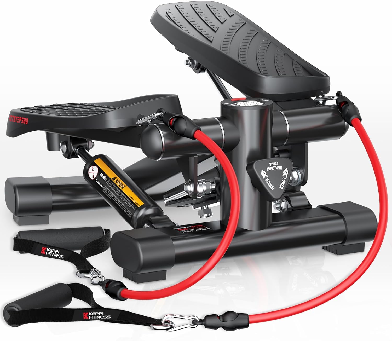Read more about the article KeppiFitness Steppers for Exercise at Home, Stair Stepper with Resistance Bands for Home Cardio Exercise – FITSTEP Series