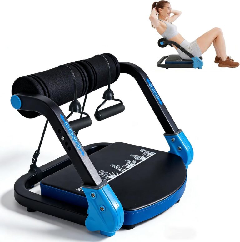 Read more about the article Ab Machine, Sit Up Exercise Equipment With 3 Adjustable Resistance, Fitness Equipment For All Ages, Ab Trainer, Foldable Ab Crunch Machine for Home Gym