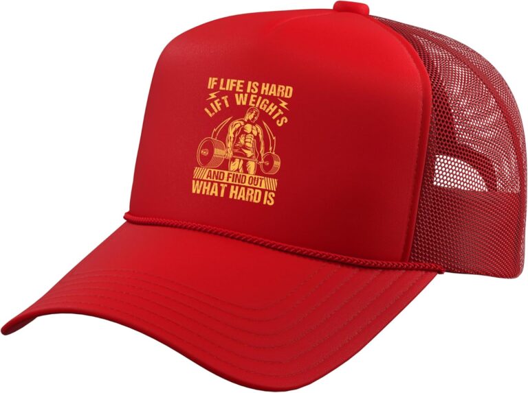 Read more about the article Fitness Motivation Bodybuilder Find Out What Hard is Gym Trucker Hat with Adjustable Mesh Back