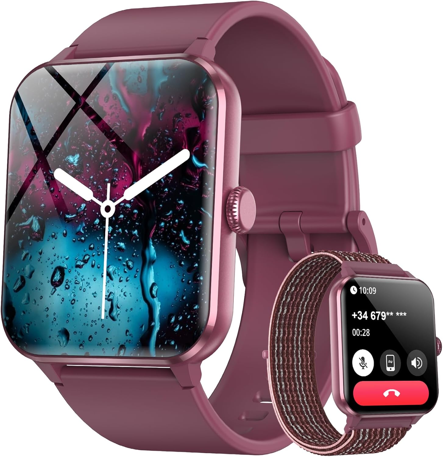 Read more about the article Blackview 2026 Fitness Tracker (Answer/Make Calls), Smart Watch for Men and Women with Heart Rate/SpO2/Sleep Monitor/2 Straps, 100+ Sports Modes, IP68 Waterproof Activity Tracker for Android/iPhone