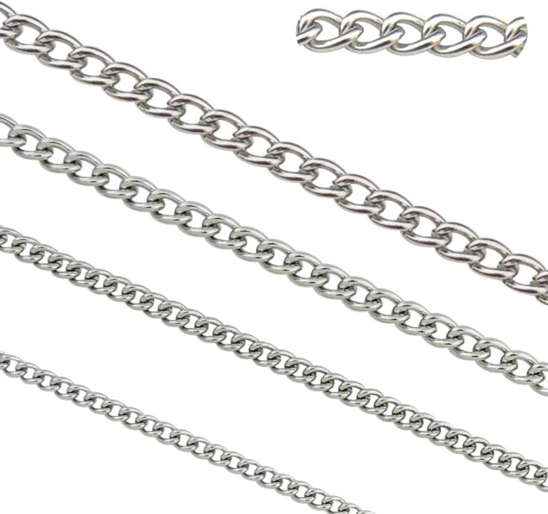 Read more about the article 33ft Stainless Steel Twisted Cross Curb Chains Findings Fit for Jewelry Making &DIY (SC-1010-C)