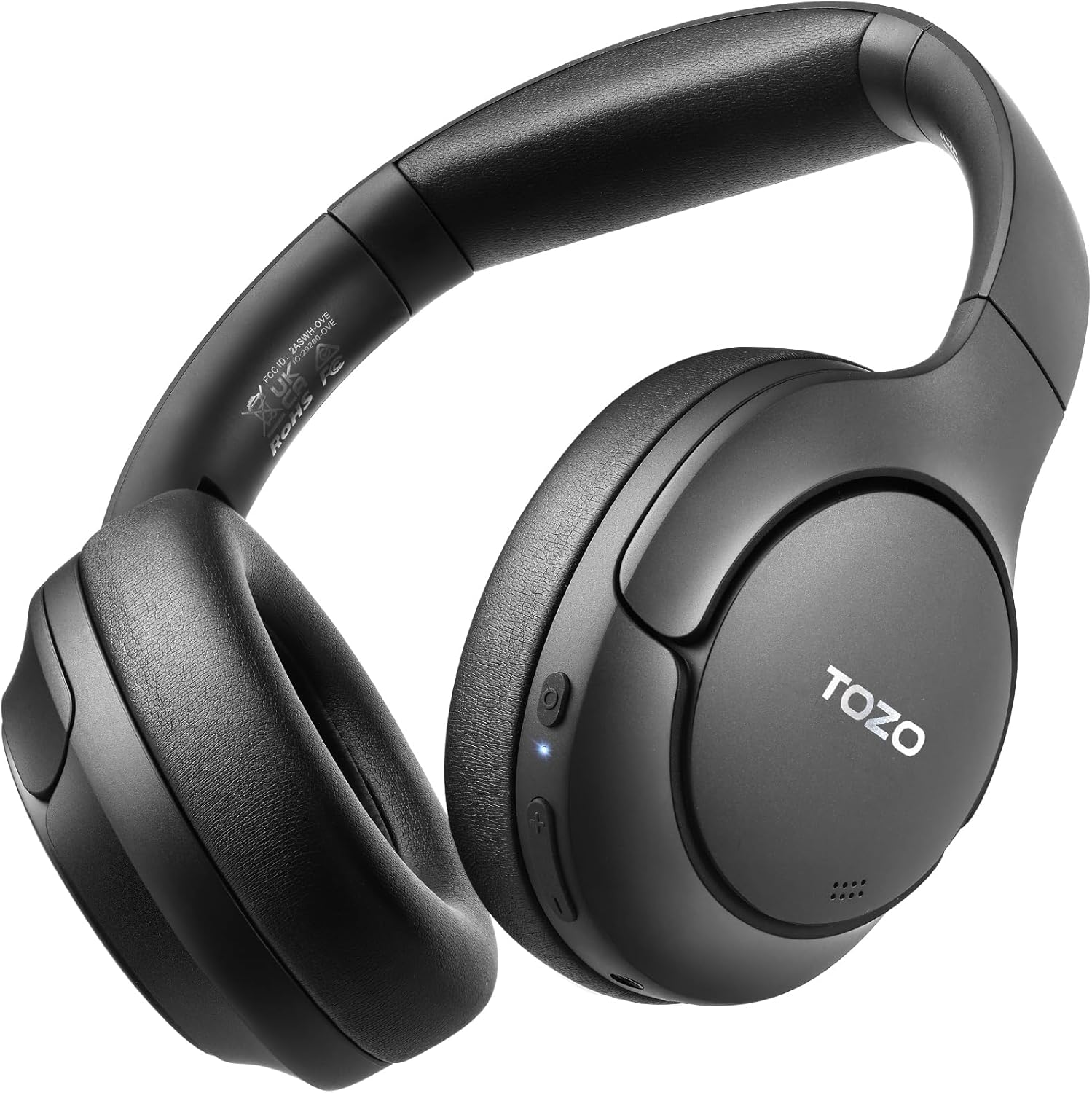 Read more about the article TOZO Hybrid Active Noise Cancelling Headphones, Wireless Over Ear Bluetooth Headset, 60H Playtime, Hi-Res Audio Custom EQ via App Deep Bass Comfort Fit Ear Cups, for Home Office Travel