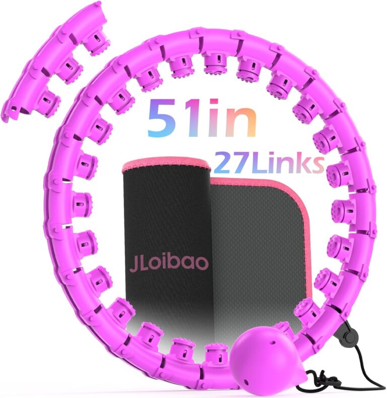 Read more about the article Weighted Hula Circle for Adults Weight Loss, Infinity Fitness Hoop Plus Size 51 Inch with Sweat Belt, Include 27 Detachable Links and Waist Trainer for Women
