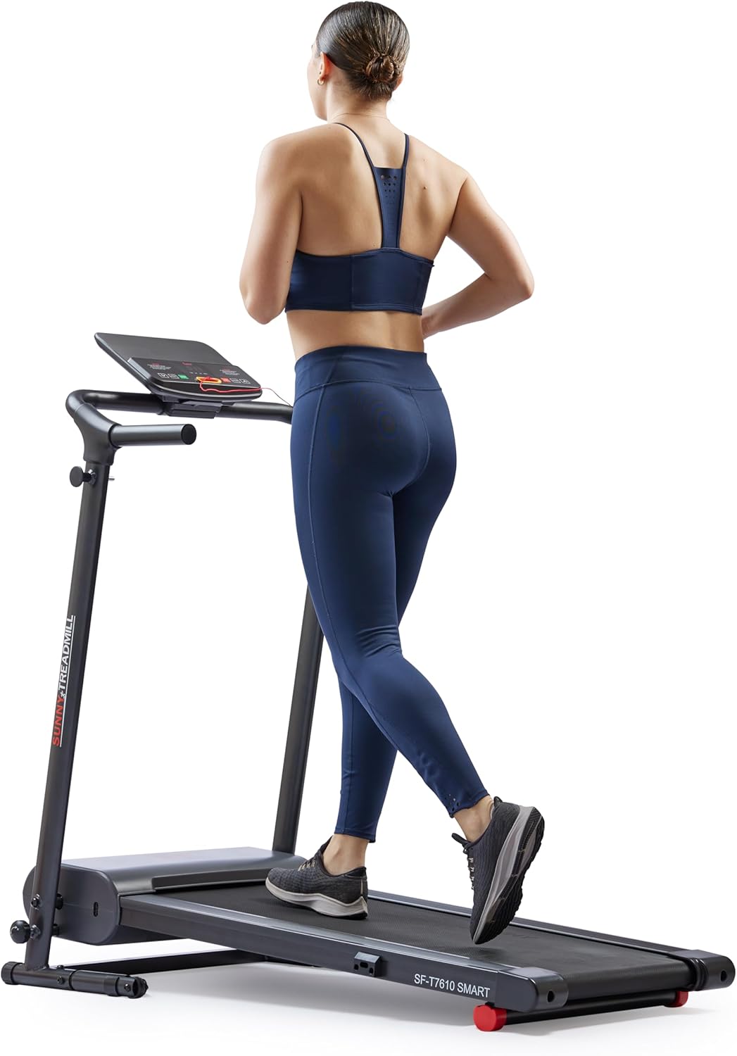 Read more about the article Sunny Health & Fitness Compact Foldable Treadmill – Easy Assembly, Quiet Operation, LCD Performance Monitor, Device Holder – Running & Walking Exercise, Optional Free SunnyFit App Bluetooth Connection