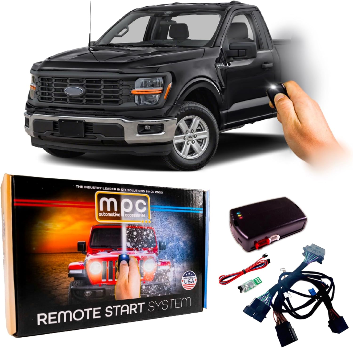 Read more about the article MPC Remote Start Kit Compatible with Ford F-150 2024-2025 || Plug and Play || Lock-Unlock-Lock to Start || No Horn Honk || USA Tech Support