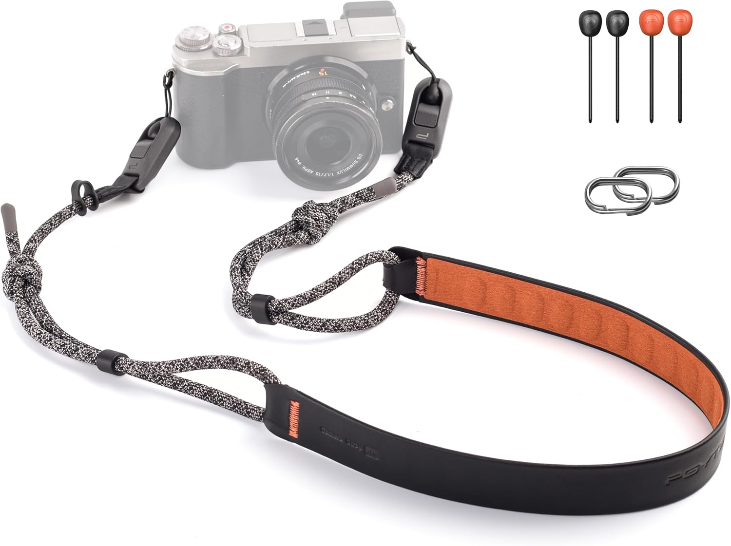 Read more about the article PGYTECH Camera Shoulder Strap Air for Mirrorless Quick Release Camera Strap Leather-like Surface with Braided Ropes Adjustable Neck Strap Light for Sony ZV-E10 for Canon G7 X, Night Black
