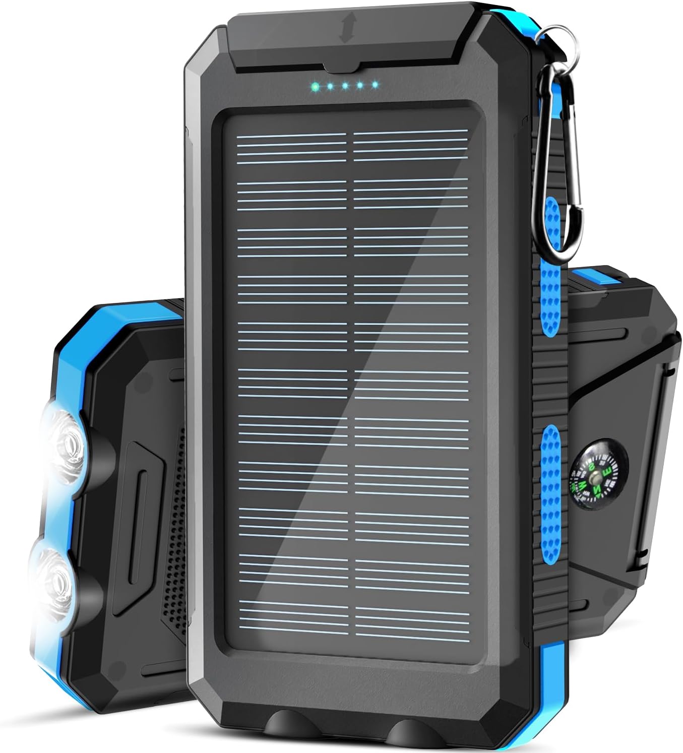 Read more about the article Solar Charger, 38800mAh Solar Power Bank, Waterproof External Backup Battery Power Pack with USB C Input/Output/LED Flashlights Compatible with iPhone, Samsung, iPad, Suitable for Outdoor, Camping