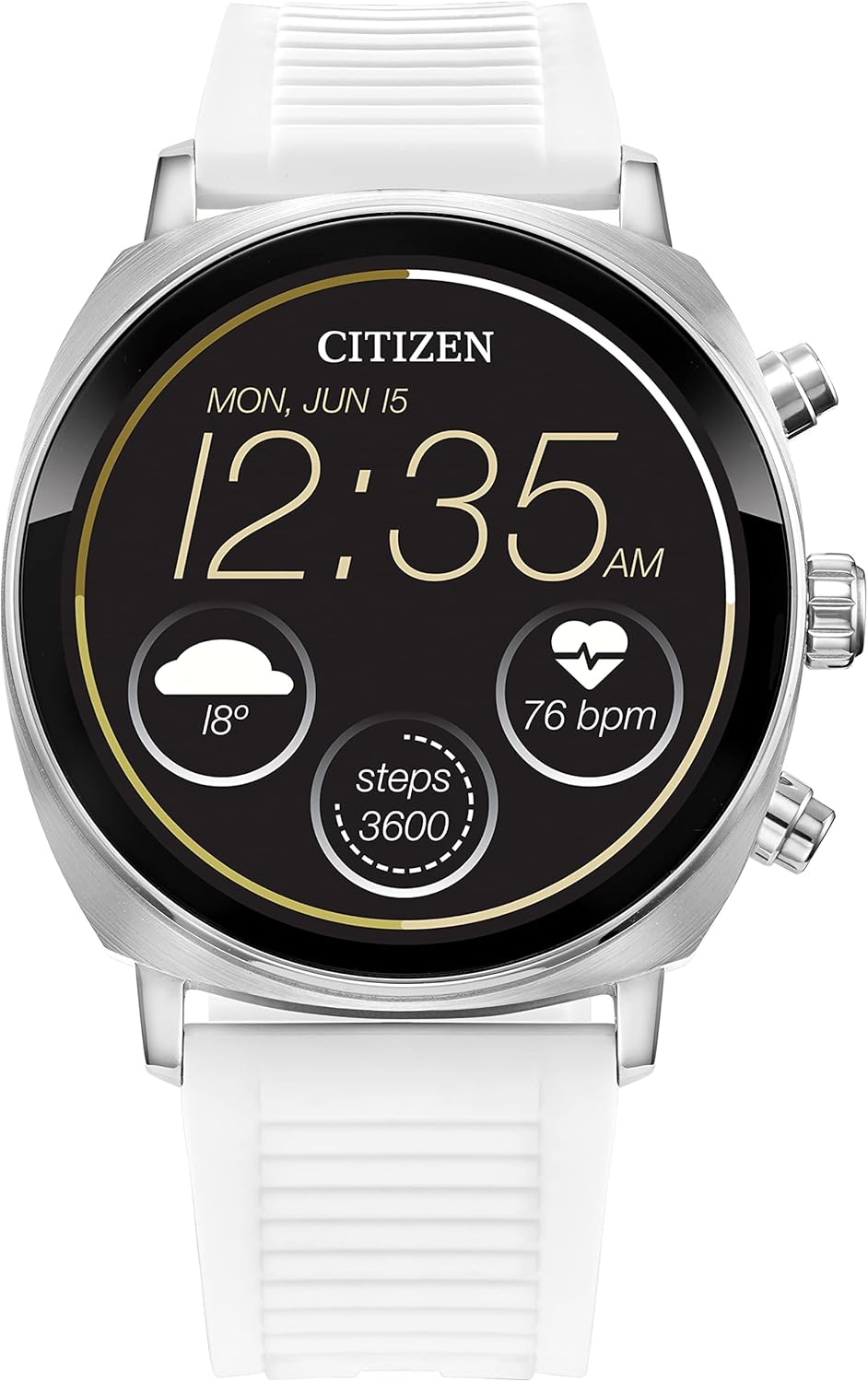 Read more about the article Citizen CZ Smart PQ2 41MM Unisex Smartwatch with YouQ App with IBM Watson® AI and NASA Research, Wear OS by Google, HR, GPS, Fitness Tracker, Amazon Alexa™, iPhone Android Compatible, IPX6 Rating