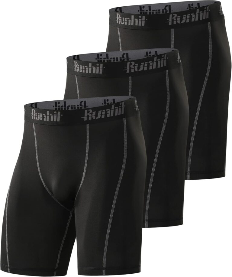 Read more about the article Runhit Compression Shorts Men Underwear Spandex Running Shorts Workout Athletic